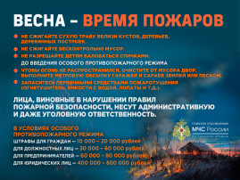 Пожарная безопасность весной Пожарная безопасность весной.